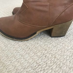 Brown booties!